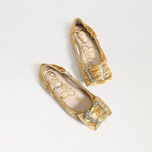 Sam Edelman Farah Kids Velvet Ballet Flats Size 13